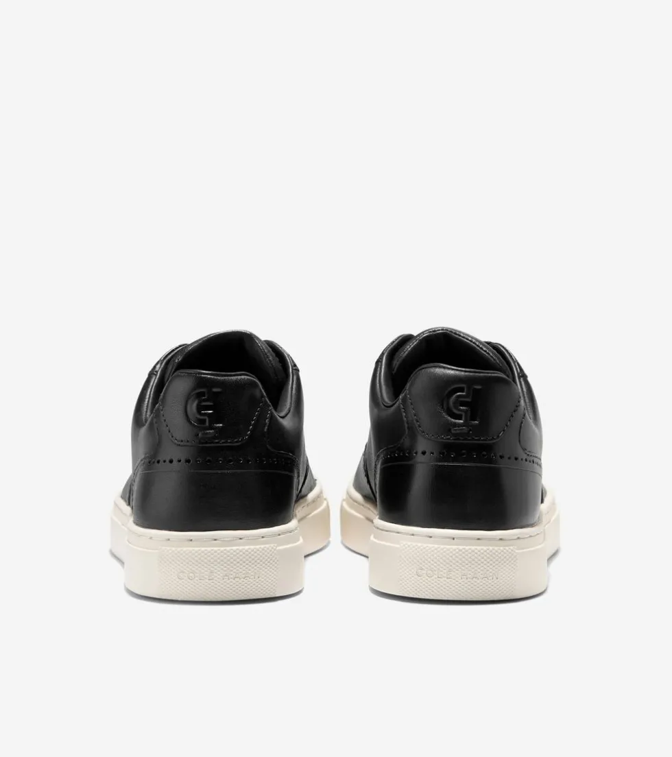 Cole Haan Sneakers*Men's Grand Kittery Wingtip Sneakers Black-Ivory