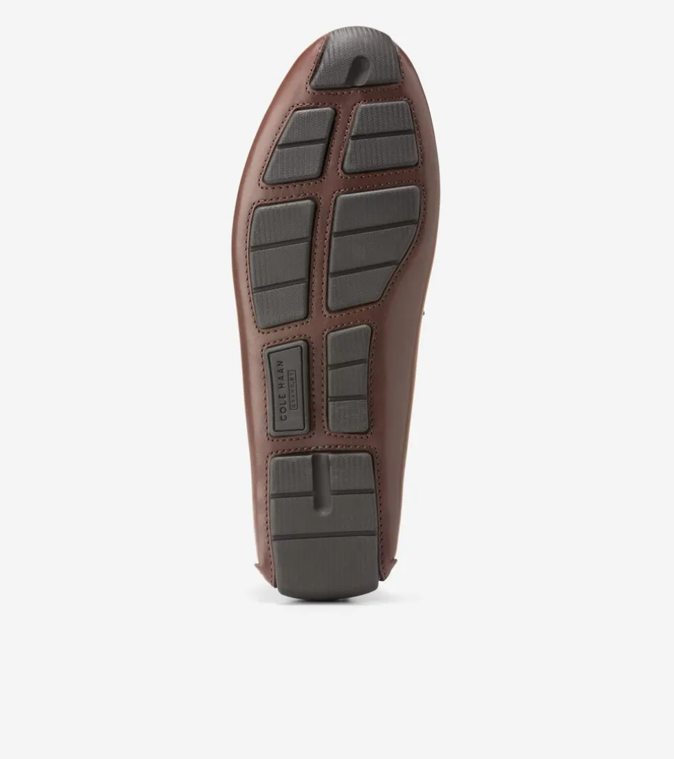 Cole Haan Dress Shoes|Loafers & Drivers*Men's Grand Laser Bit Driving Loafers Lava-BlackWalnut