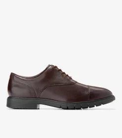 Cole Haan Dress Shoes|Oxfords*Men's GrandFlex Dress Cap Toe Oxfords DarkBrown