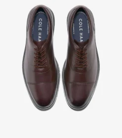 Cole Haan Dress Shoes|Oxfords*Men's GrandFlex Dress Cap Toe Oxfords DarkBrown