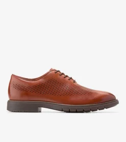 Cole Haan Dress Shoes|Oxfords*Men's GrandFlex Dress Laser Oxfords Mahogany