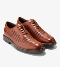 Cole Haan Dress Shoes|Oxfords*Men's GrandFlex Dress Laser Oxfords Mahogany