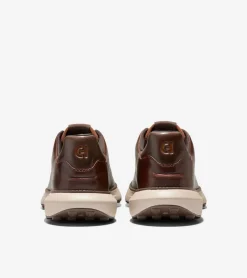 Cole Haan Sneakers*Men's GrandPr&oslash; Ashland Laser Perforated Sneakers Cappuccino-Acorn-SilverLining