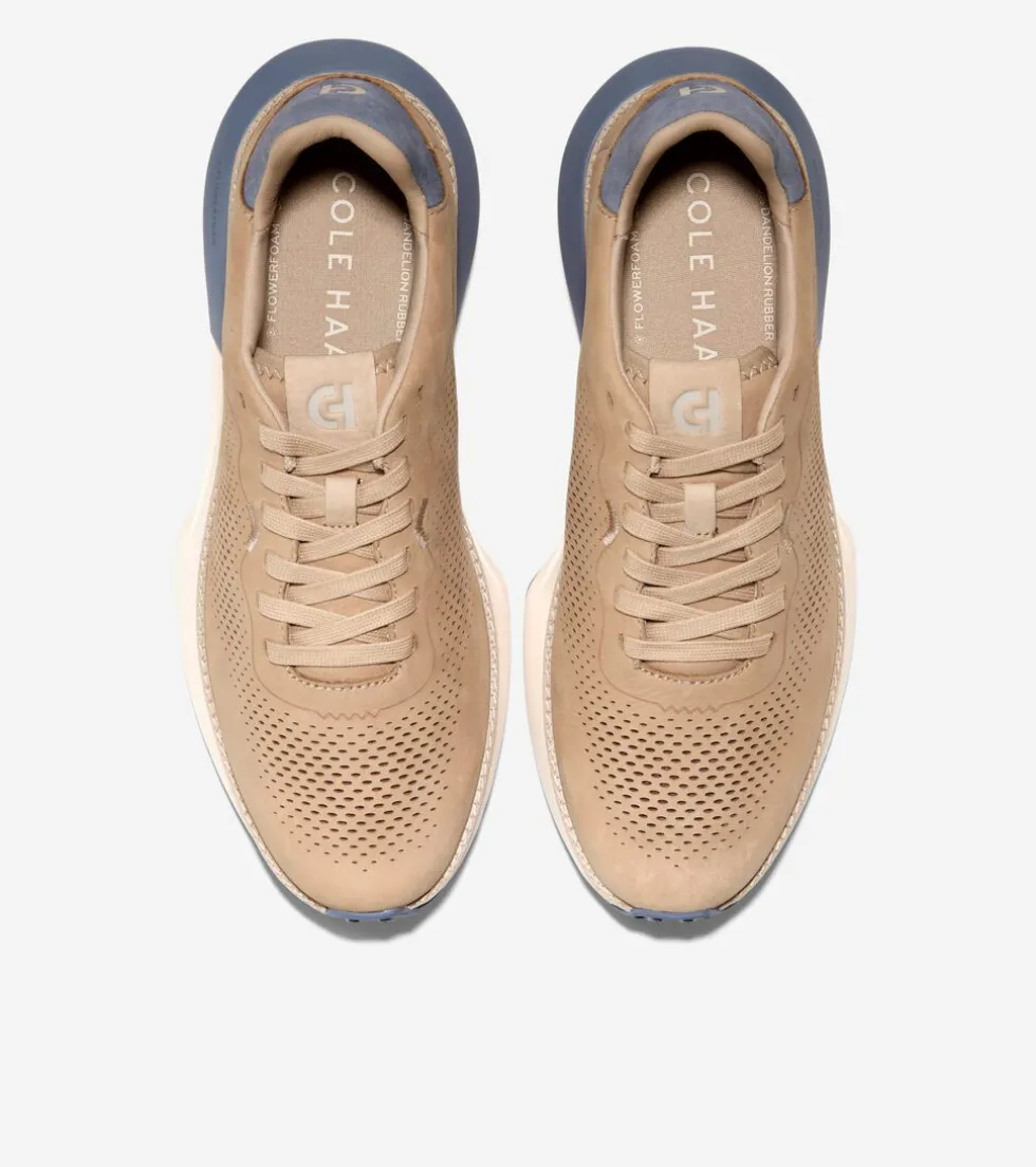 Cole Haan Sneakers*Men's GrandPrø Ashland Laser Perforated Sneakers Sesame-Folkstone-Gray-Ivory