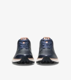 Cole Haan Extended Sizes & Widths|Sneakers*Men's GrandPr&oslash; Ashland Laser Perforated Sneakers NavyBlazer-BritishTan-Ivory