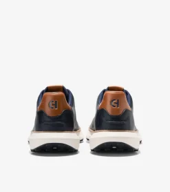 Cole Haan Extended Sizes & Widths|Sneakers*Men's GrandPr&oslash; Ashland Laser Perforated Sneakers NavyBlazer-BritishTan-Ivory