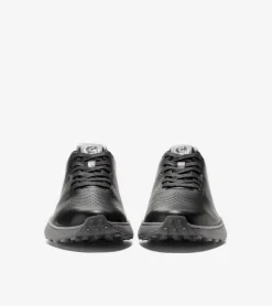 Cole Haan Sneakers*Men's GrandPr&oslash; Ashland Laser Perforated Sneakers Black-DecemberSky