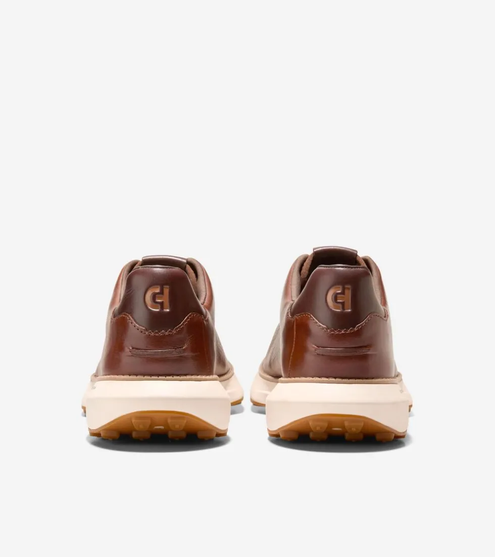 Cole Haan Extended Sizes & Widths|Sneakers*Men's GrandPrø Ashland Laser Perforated Sneakers Acorn-Madeira-Ivory