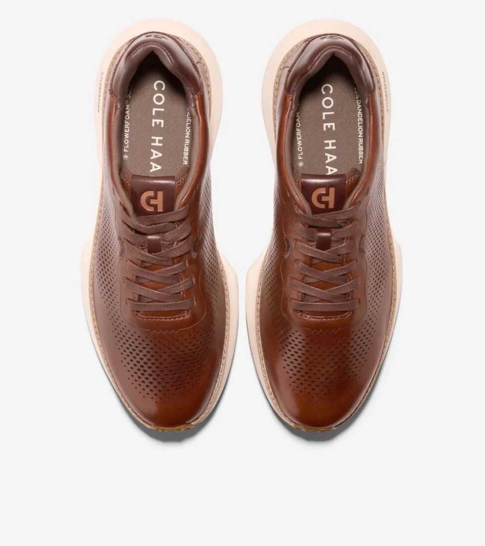 Cole Haan Extended Sizes & Widths|Sneakers*Men's GrandPrø Ashland Laser Perforated Sneakers Acorn-Madeira-Ivory
