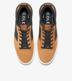 Cole Haan Sneakers*Men's GrandPrø Crew Sneakers Black-GoldenToffee-Ivory
