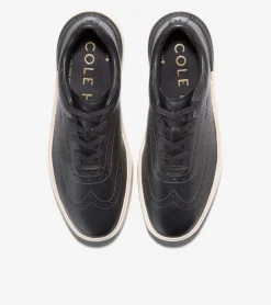 Cole Haan Sneakers*Men's GrandPrø Crew Wingtip Sneakers Black-Birch