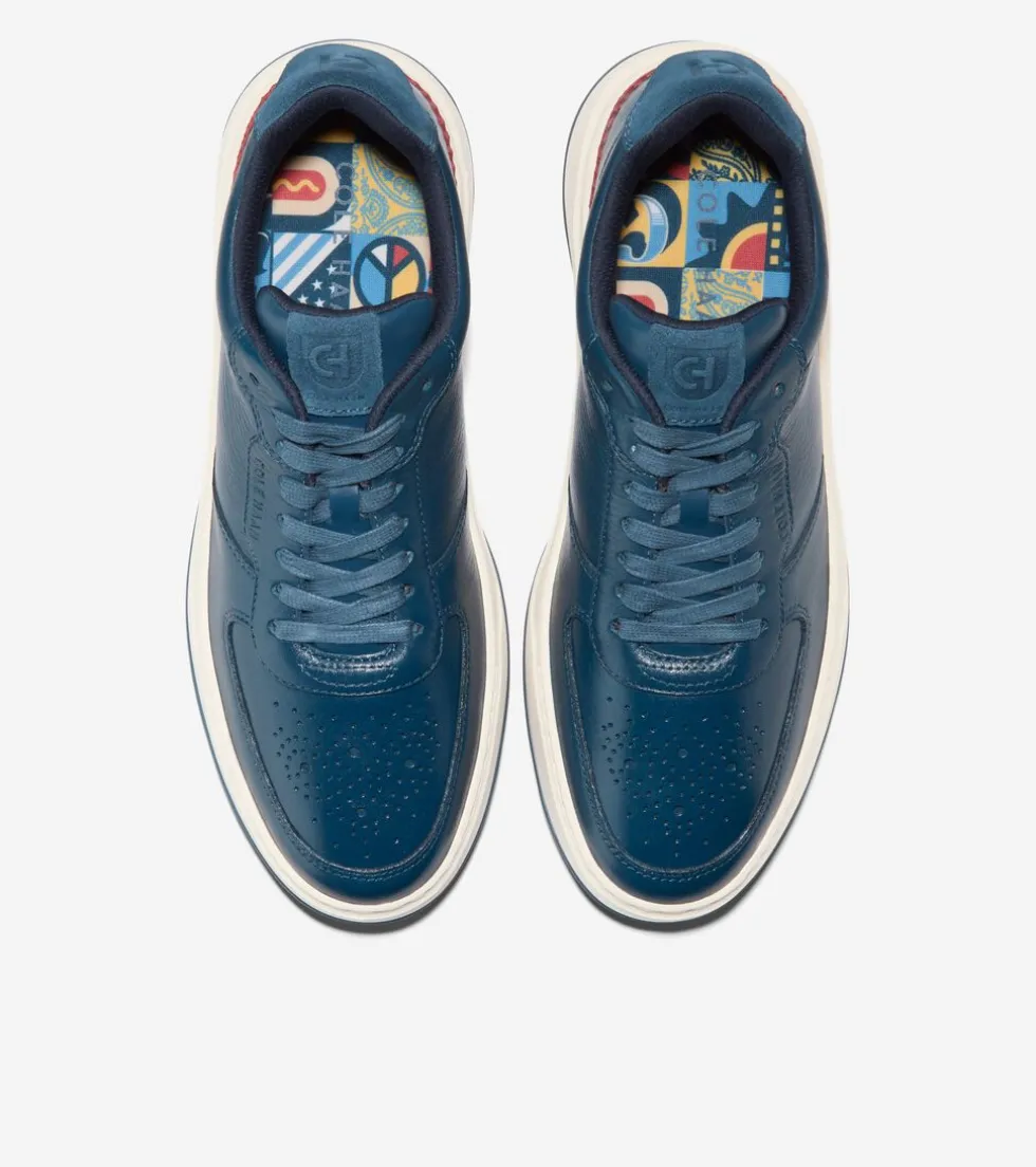 Cole Haan Sneakers*Men's GrandPrø Crossover Sneakers BlueWingTeal-MineralRed
