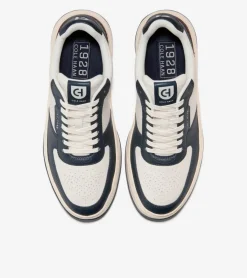Cole Haan Extended Sizes & Widths|Sneakers*Men's GrandPrø Crossover Sneakers Ivory-Blueberry