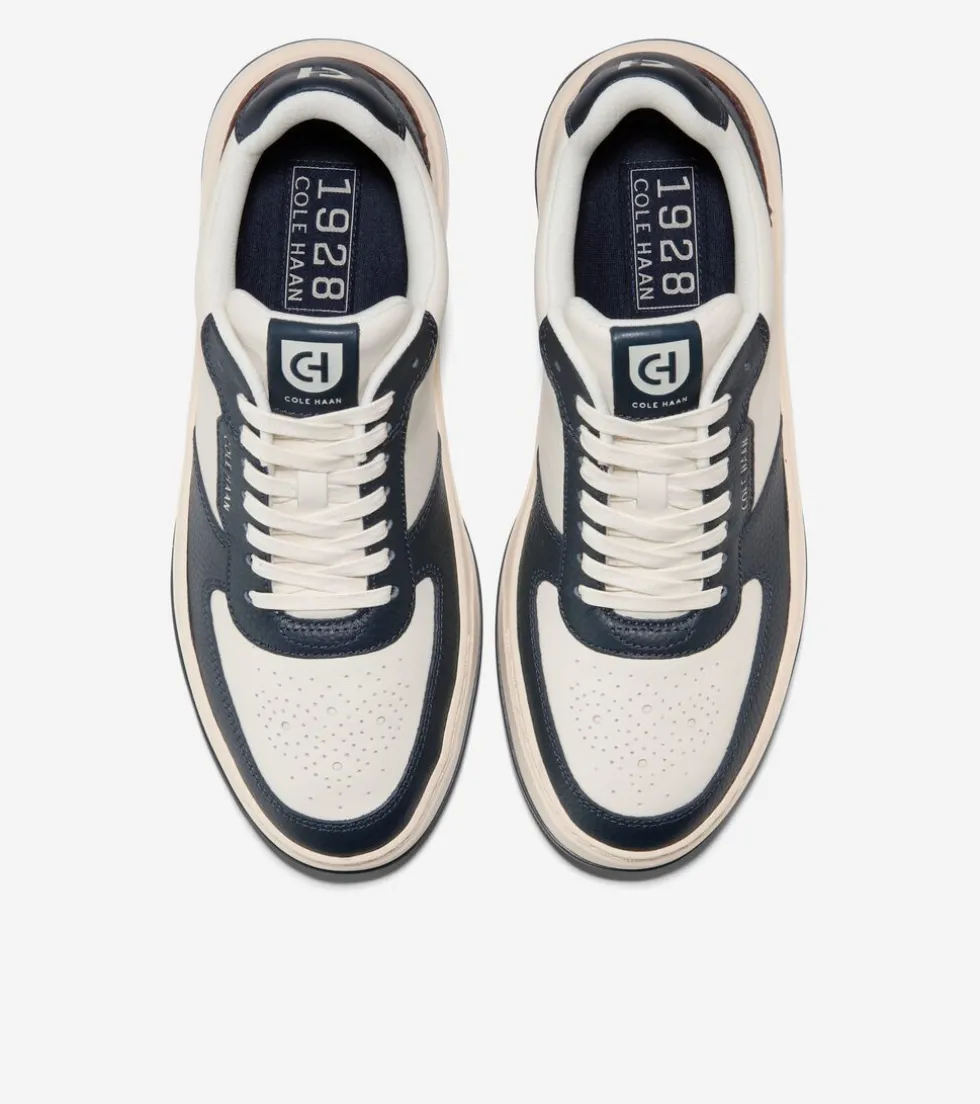 Cole Haan Extended Sizes & Widths|Sneakers*Men's GrandPrø Crossover Sneakers Ivory-Blueberry