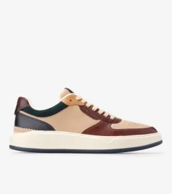Cole Haan Extended Sizes & Widths|Sneakers*Men's GrandPr&oslash; Crossover Sneakers Sesame-Blueberry-Ivory