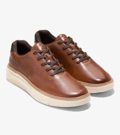 Cole Haan Sneakers*Men's GrandPrø FeatherArc Laser Sneakers BritishTan-Ivory-Angora