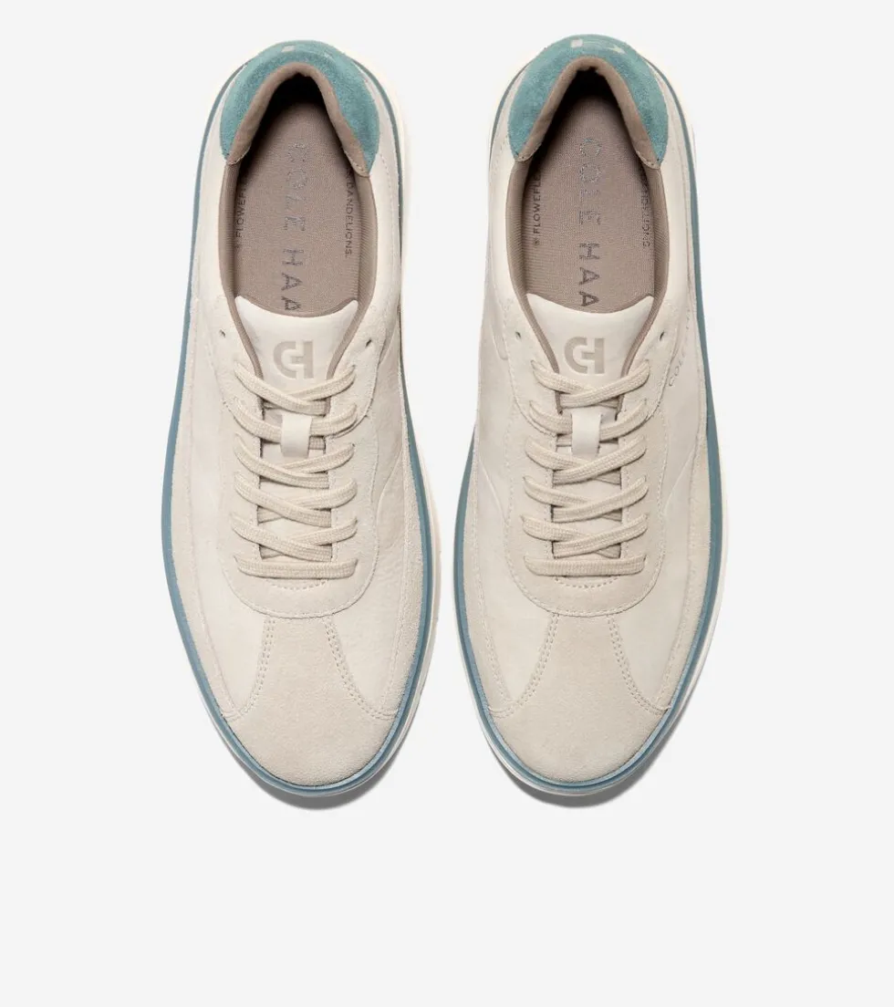 Cole Haan Sneakers*Men's GrandPrø FeatherArc Bike Toe Sneakers OxfordTan-NorthAtlantic