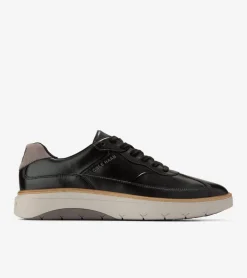 Cole Haan Sneakers*Men's GrandPr&oslash; FeatherArc Bike Toe Sneakers Black-PlumKitten-Paloma
