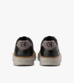 Cole Haan Sneakers*Men's GrandPrø FeatherArc Bike Toe Sneakers Black-PlumKitten-Paloma