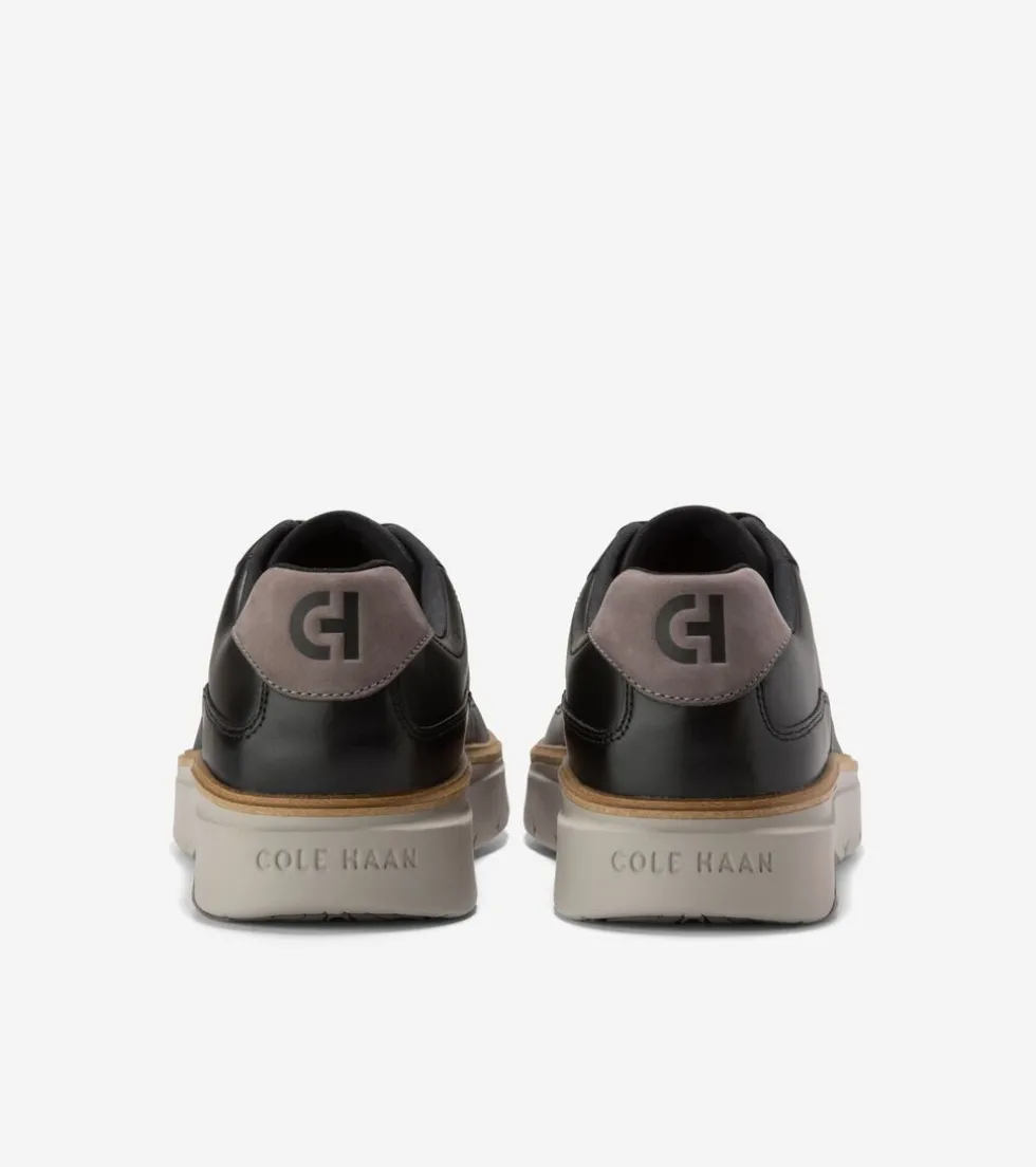 Cole Haan Sneakers*Men's GrandPrø FeatherArc Bike Toe Sneakers Black-PlumKitten-Paloma