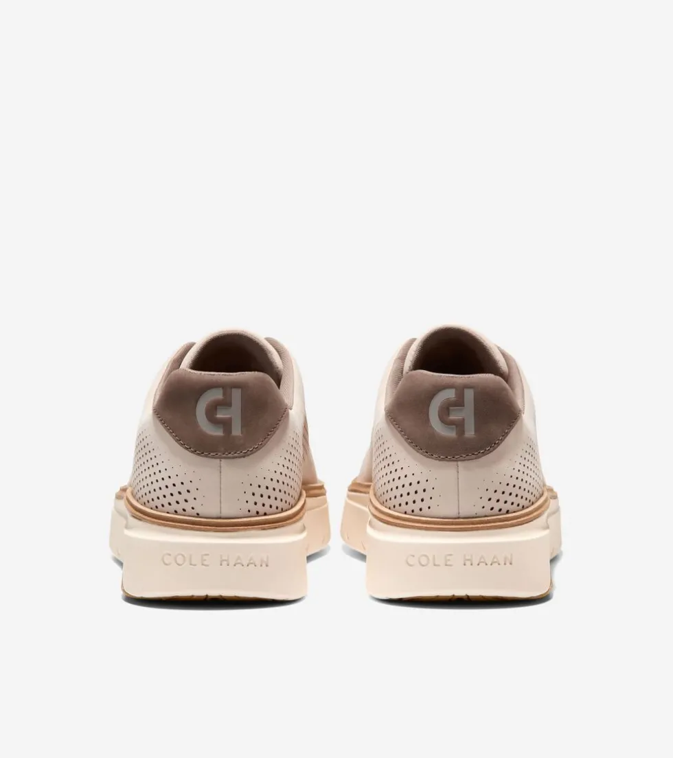 Cole Haan Sneakers*Men's GrandPrø FeatherArc Laser Sneakers OxfordTan-Ivory-Truffle