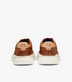 Cole Haan Extended Sizes & Widths|Sneakers*Men's GrandPr&oslash; Rally Laser Cut Sneakers BritishTan-Ivory