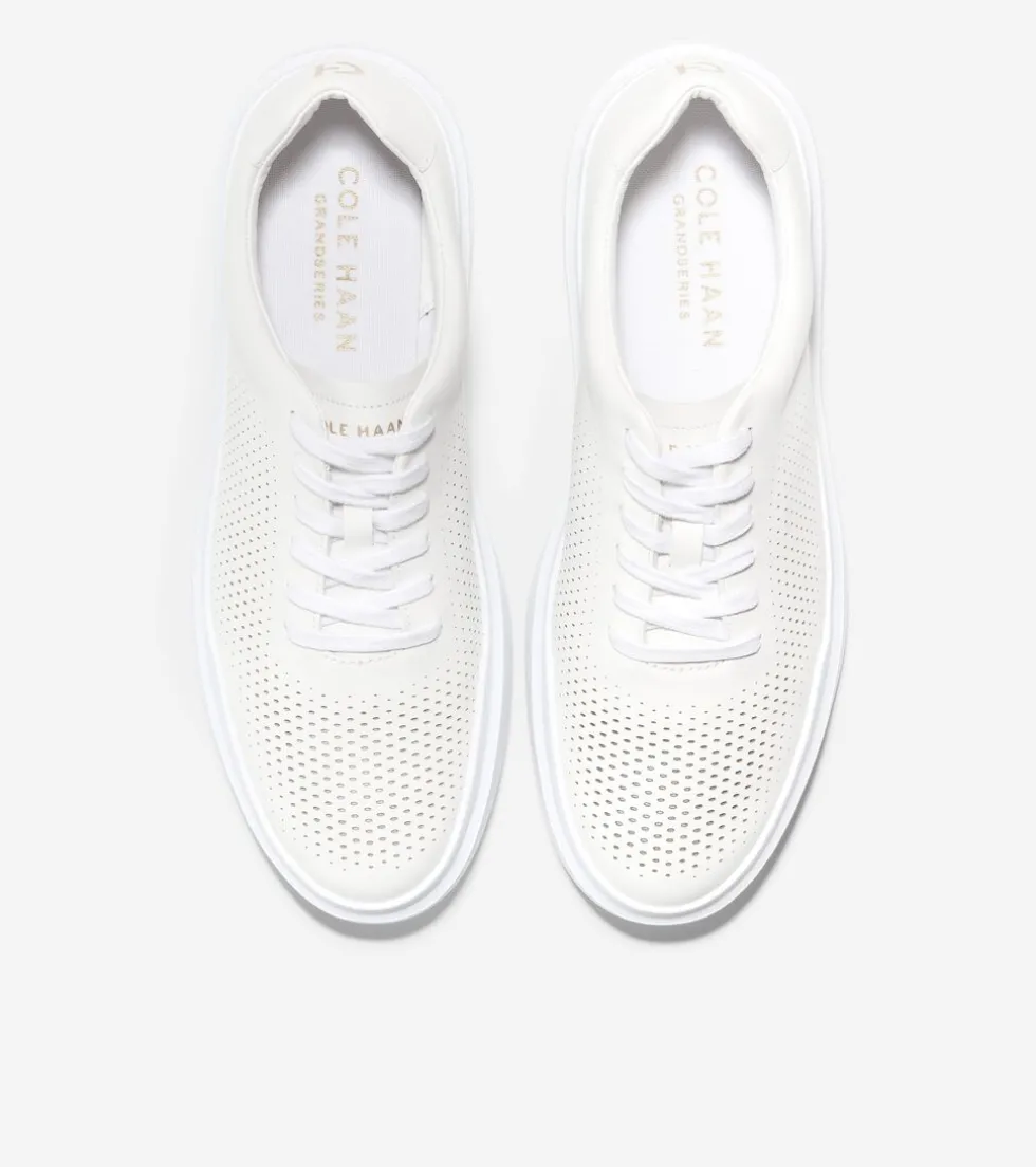 Cole Haan Extended Sizes & Widths|Sneakers*Men's GrandPrø Rally Laser Cut Sneakers White