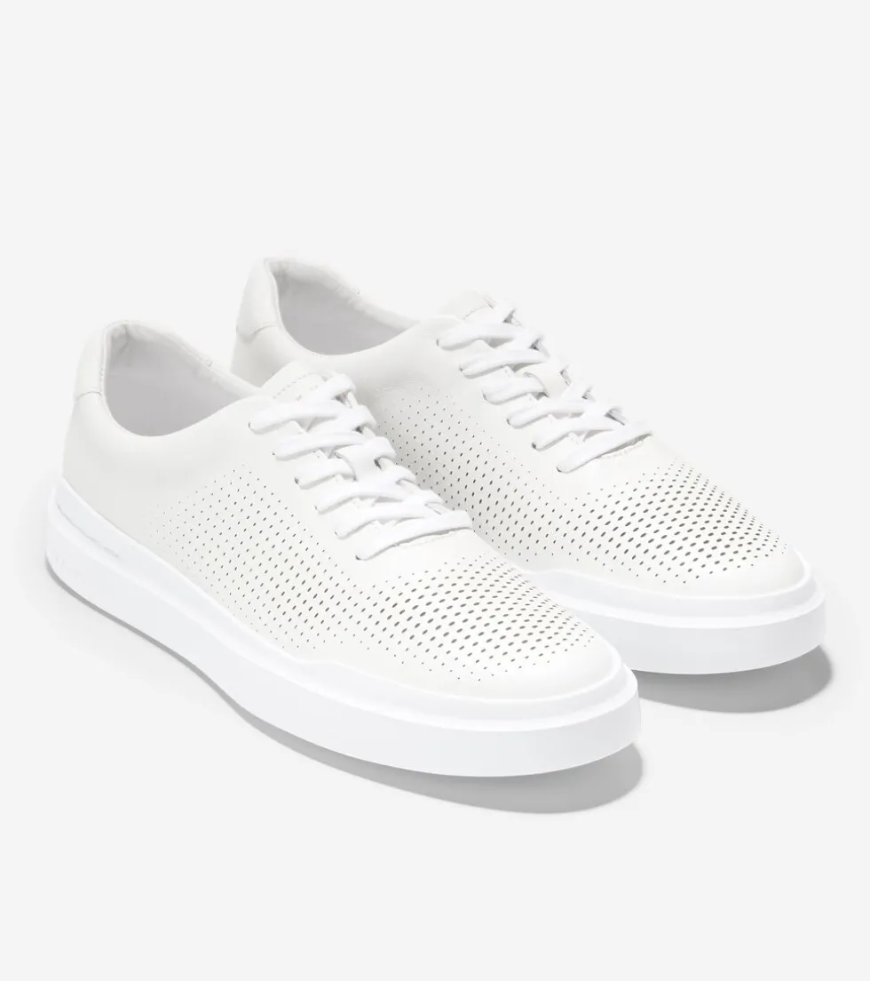Cole Haan Extended Sizes & Widths|Sneakers*Men's GrandPrø Rally Laser Cut Sneakers White