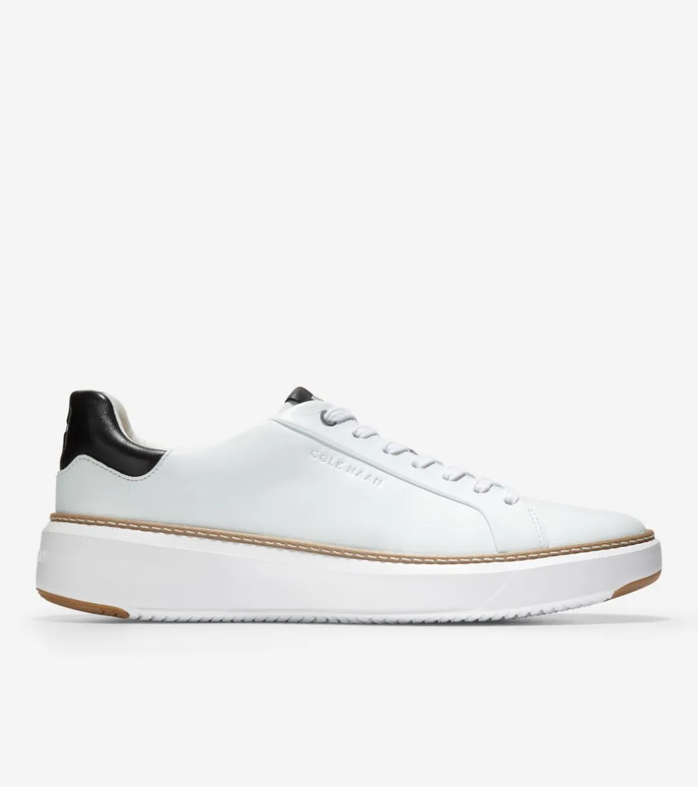 Cole Haan Extended Sizes & Widths|Sneakers*Men's GrandPrø Topspin Sneakers OpticWhite-Black