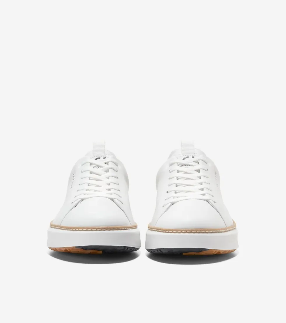 Cole Haan Extended Sizes & Widths|Sneakers*Men's GrandPrø Topspin Waterproof Golf Shoes OpticWhite-Natural