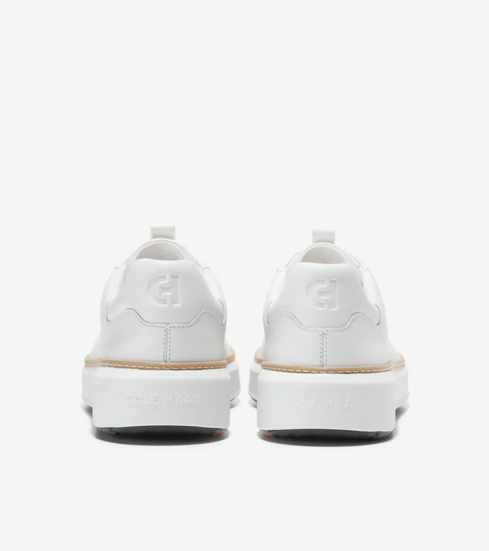 Cole Haan Extended Sizes & Widths|Sneakers*Men's GrandPrø Topspin Waterproof Golf Shoes OpticWhite-Natural