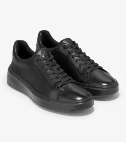 Cole Haan Extended Sizes & Widths|Sneakers*Men's GrandPr&oslash; Topspin Sneakers BlackLeather-Black