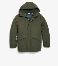 Cole Haan Puffer Jackets|Outerwear*Men's Hooded Puffer Jacket Olive