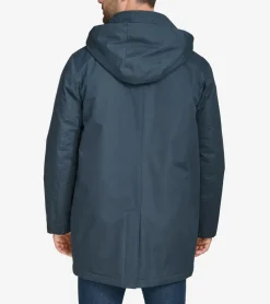Cole Haan Rain Jackets|Outerwear*Men's Hooded Rain Jacket Navy