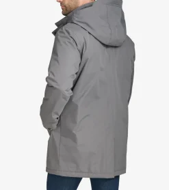 Cole Haan Rain Jackets|Outerwear*Men's Hooded Rain Jacket Grey