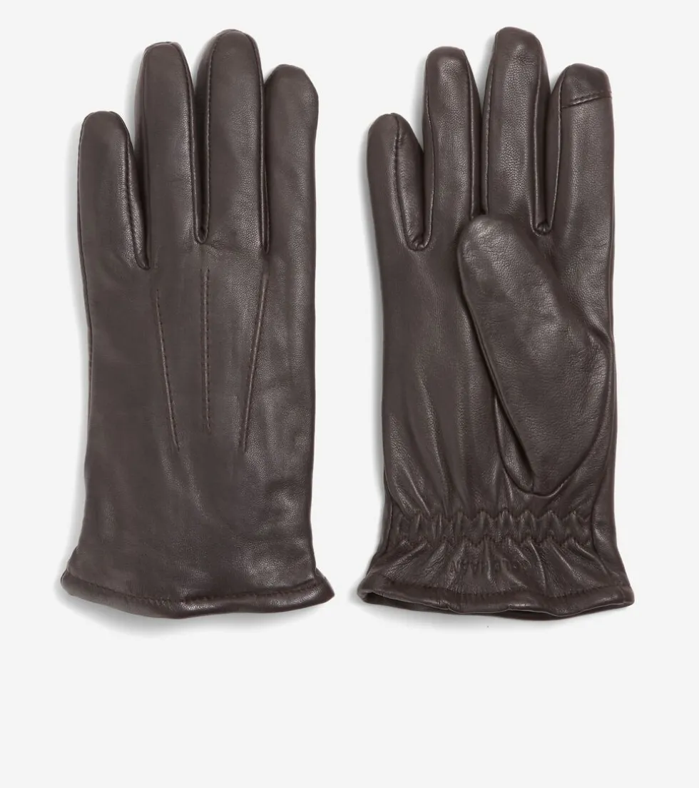 Cole Haan Hats, Gloves, & Scarves|Hats, Gloves, & Scarves*Men's Leather Touch Screen Gloves JavaBrown