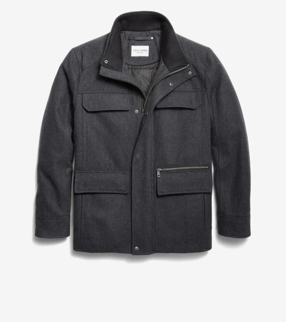 Cole Haan Wool Coats|Outerwear*Men's M65 Field Jacket Charcoal