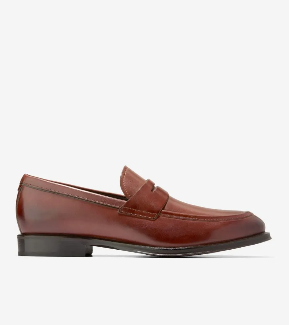 Cole Haan Dress Shoes|Loafers & Drivers*Men's Modern Classics Penny Loafers CherryMahogany-Chocolate