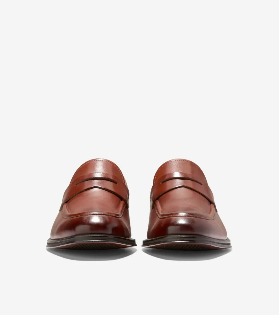 Cole Haan Dress Shoes|Loafers & Drivers*Men's Modern Classics Penny Loafers CherryMahogany-Chocolate