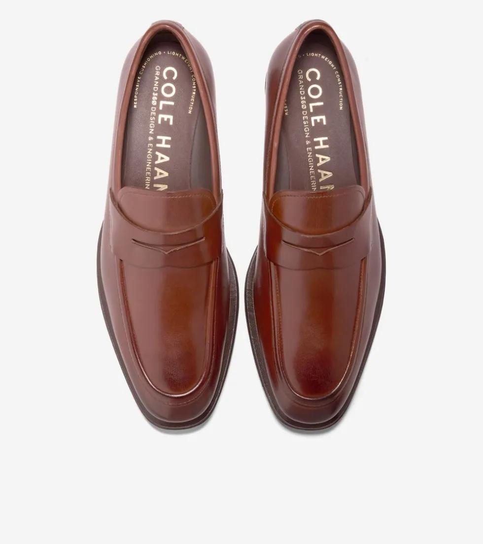 Cole Haan Dress Shoes|Loafers & Drivers*Men's Modern Classics Penny Loafers CherryMahogany-Chocolate