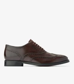 Cole Haan Dress Shoes|Oxfords*Men's Modern Classics Wing Oxfords Madeira-Black
