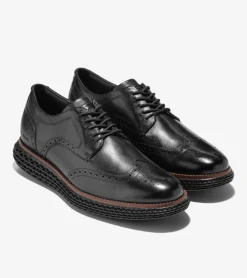 Cole Haan Dress Shoes|Oxfords*Men's ØriginalGrand 2.0 Wingtip Oxfords Black