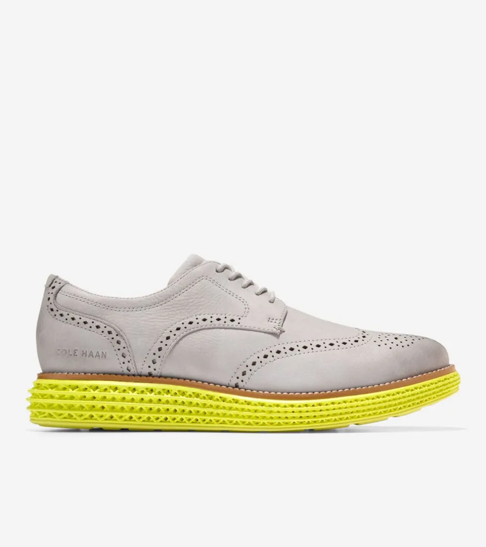 Cole Haan Dress Shoes|Oxfords*Men's ØriginalGrand 2.0 Wingtip Oxfords Natural-WarmOlive