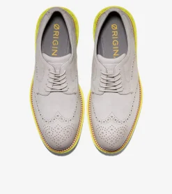 Cole Haan Dress Shoes|Oxfords*Men's ØriginalGrand 2.0 Wingtip Oxfords Natural-WarmOlive