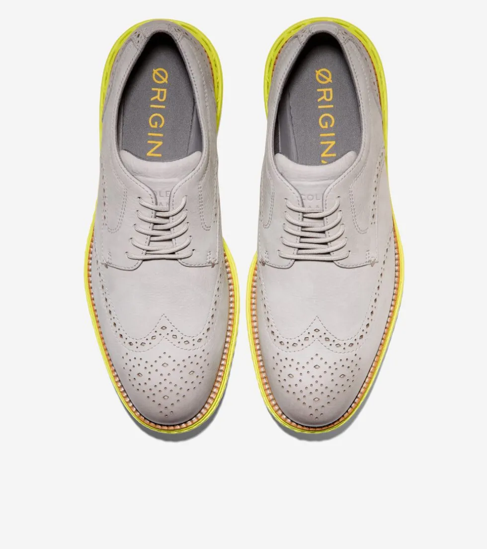 Cole Haan Dress Shoes|Oxfords*Men's ØriginalGrand 2.0 Wingtip Oxfords Natural-WarmOlive