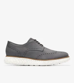 Cole Haan Dress Shoes|Oxfords*Men's &Oslash;riginalGrand 2.0 Wingtip Oxfords Magnet
