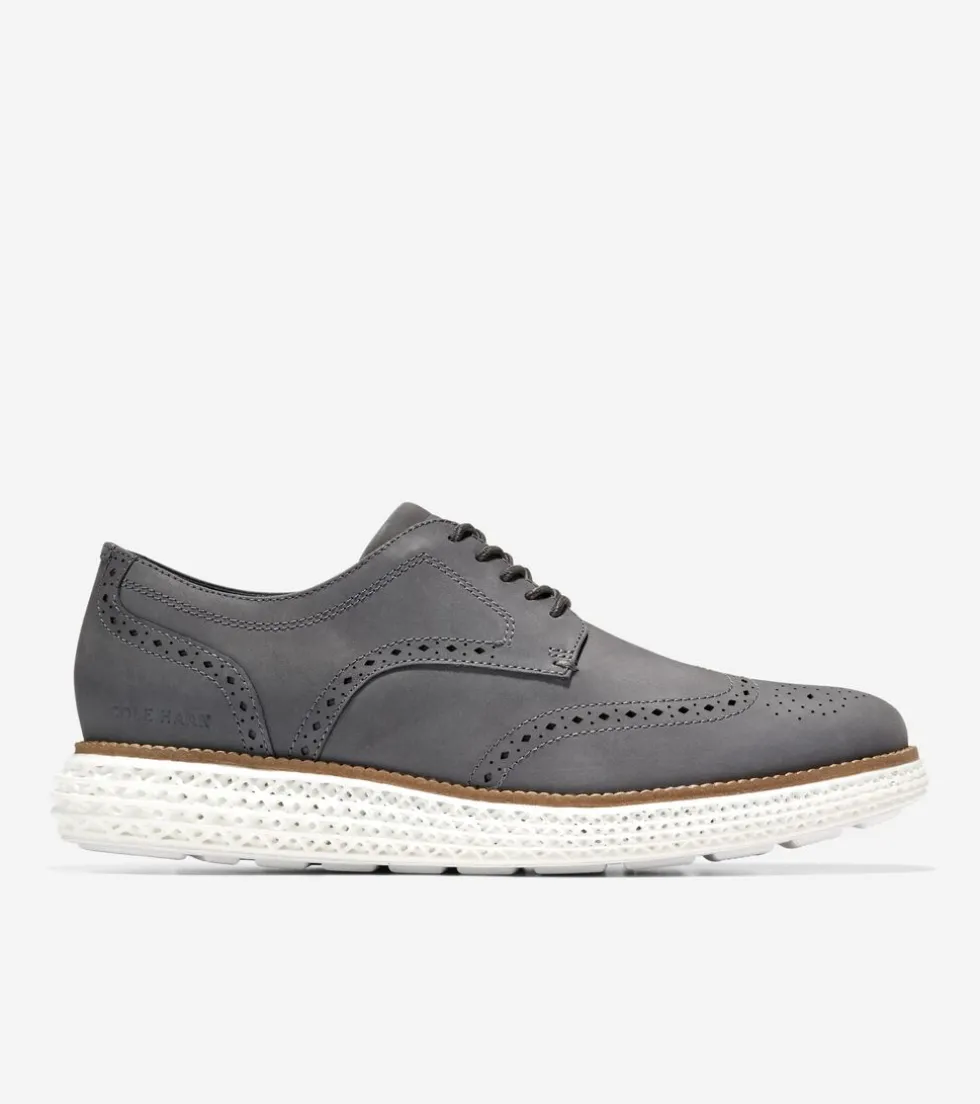Cole Haan Dress Shoes|Oxfords*Men's ØriginalGrand 2.0 Wingtip Oxfords Magnet