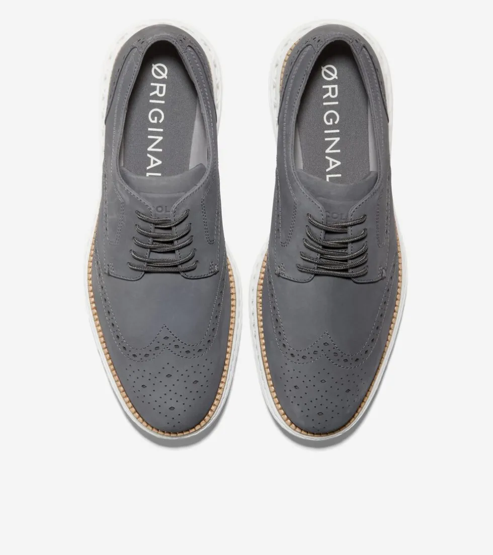 Cole Haan Dress Shoes|Oxfords*Men's ØriginalGrand 2.0 Wingtip Oxfords Magnet