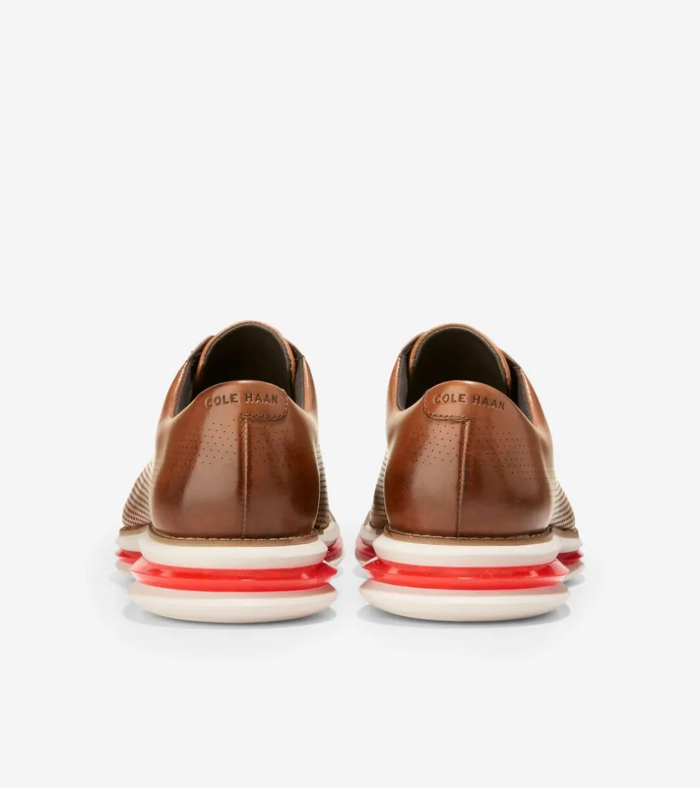 Cole Haan Dress Shoes|Oxfords*Men's ØriginalGrand Energy Twin Oxfords BritishTan-DarkRoast-MoltenLava