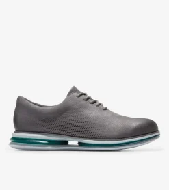 Cole Haan Dress Shoes|Oxfords*Men's &Oslash;riginalGrand Energy Twin Oxfords TornadoNubuck-Aventurine-HarborMist